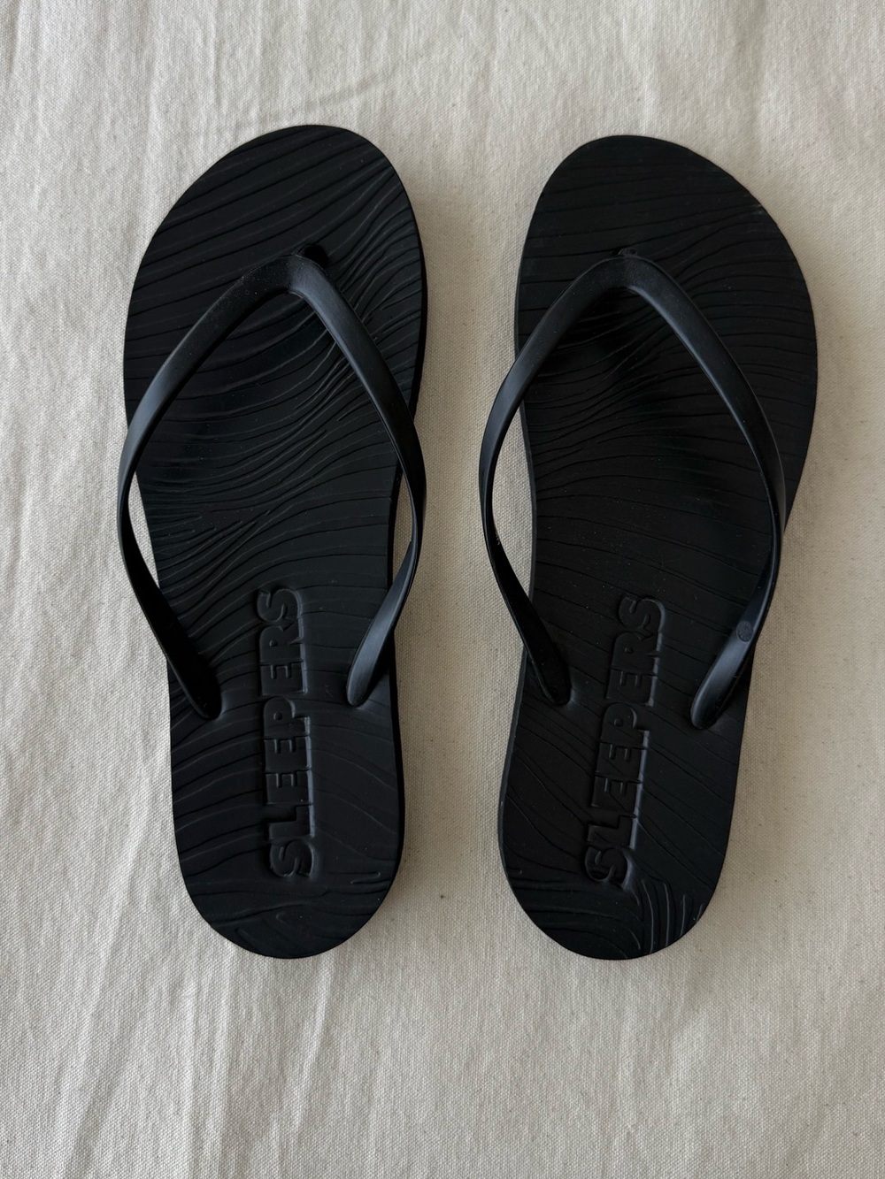 Sleepers Slim Flip Flop in Black - Size US9 EU40